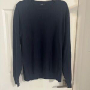 J. Crew Men's Dark Blue Crewneck Sweater